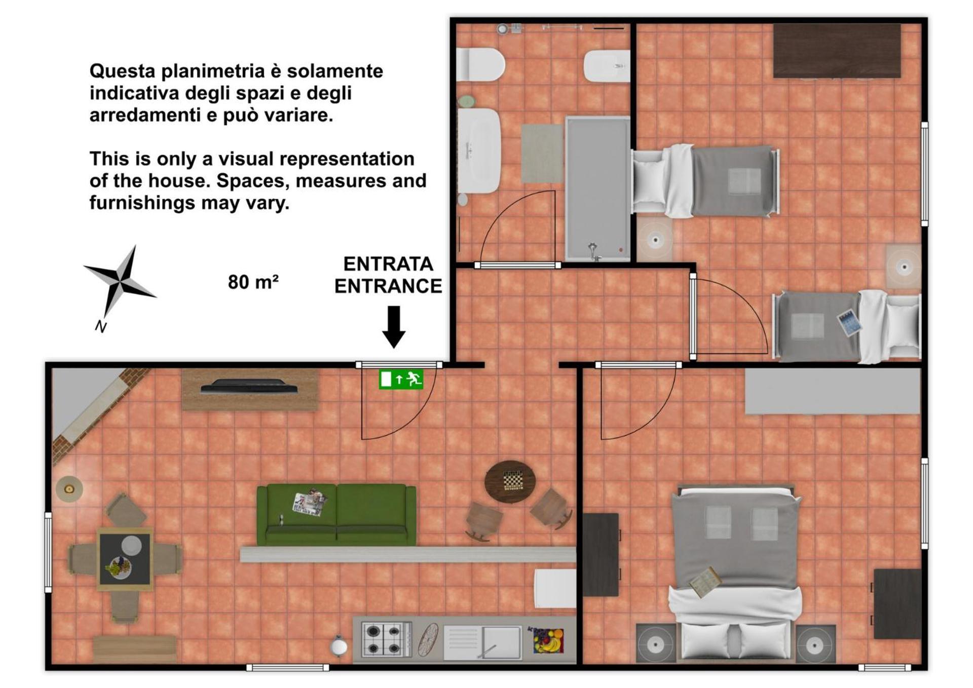 Casa Alla Vecchia Posta Di Bagno Vignoni Luaran gambar